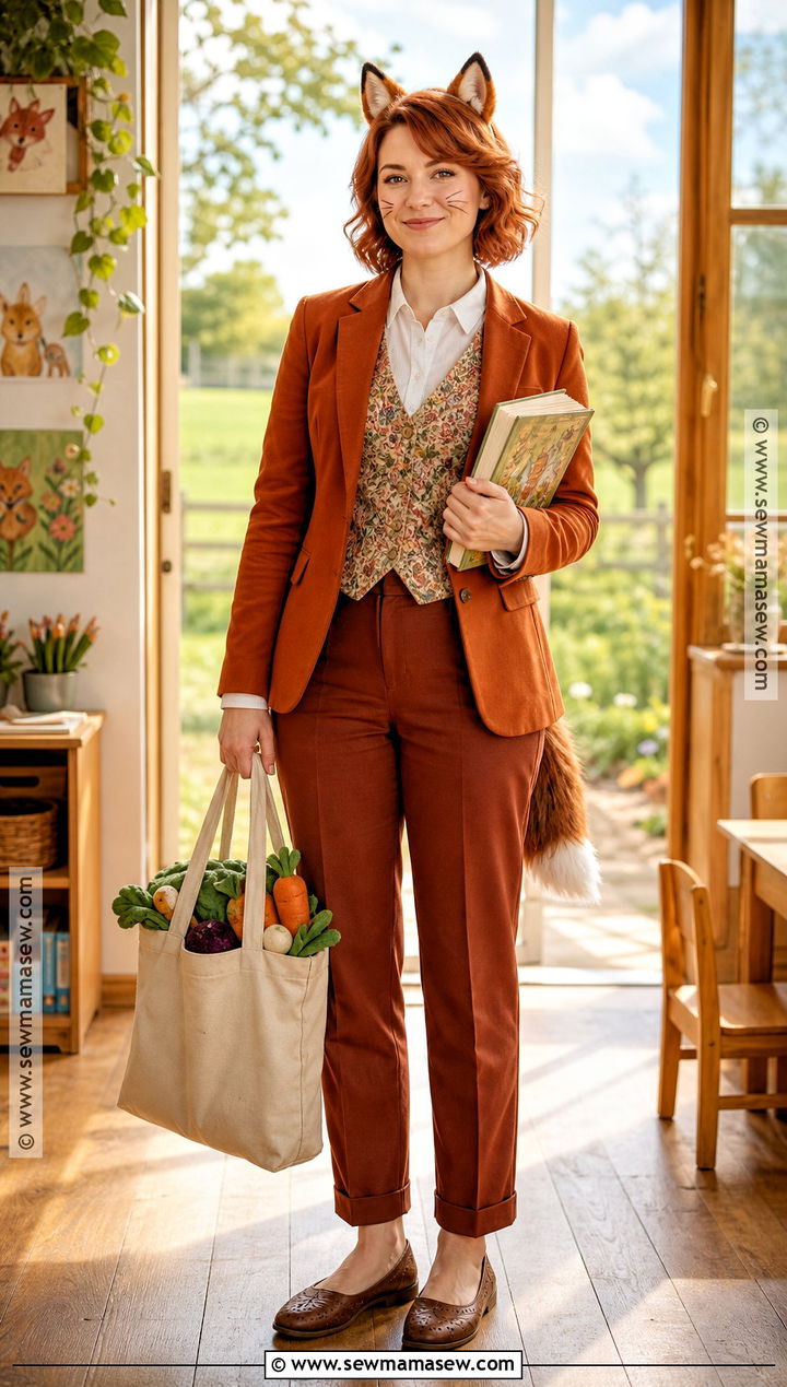Fantastic Mr Fox Costume With Orange Suit - 40 world book day costumes for teachers