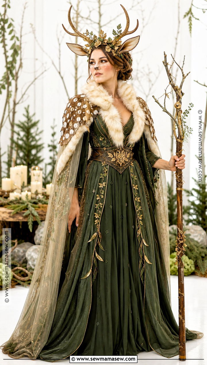 Fantasy Deer Queen Costume - 40 deer costume ideas for women