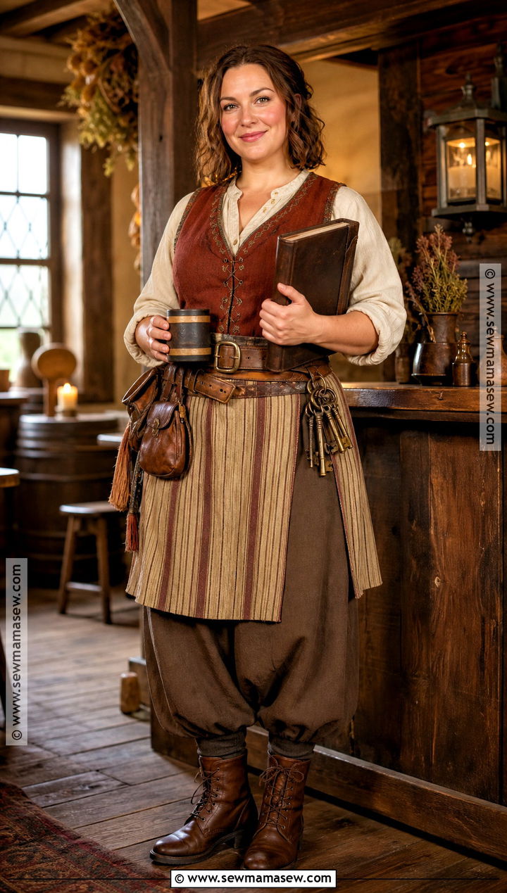 Fantasy Innkeeper Larp Costume - 30 Larp Costume Ideas