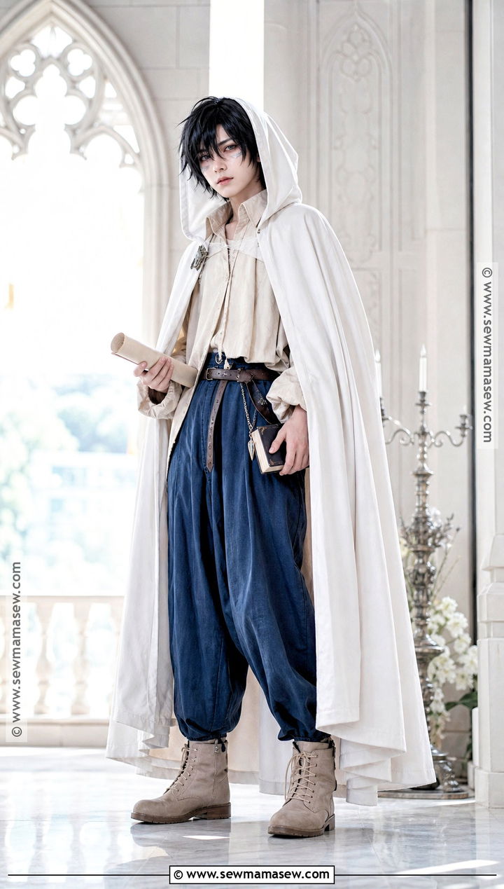 Fantasy L Cosplay With White Cloak - 40 l cosplay ideas