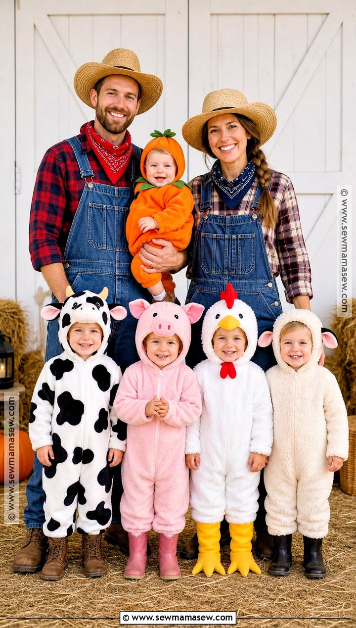 Farm Family Costume - 45 family costume ideas