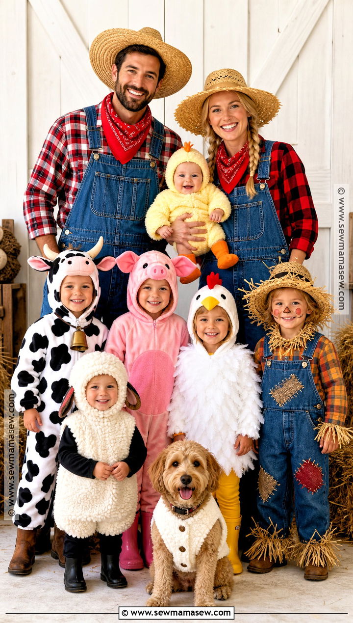 Farm Family Costume - 45 family costumes