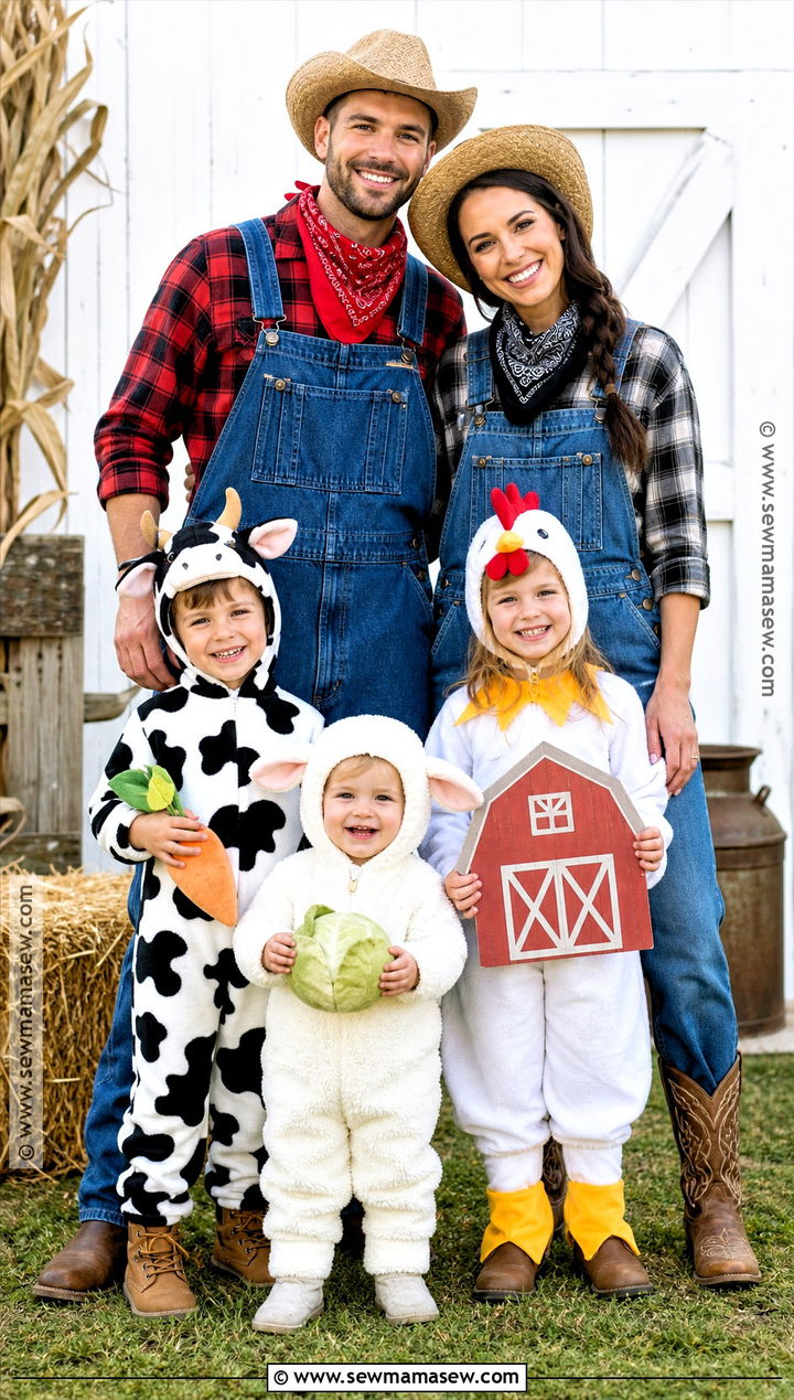 Farm Family Costume With Toddler - 35 family halloween costumes with for toddlers
