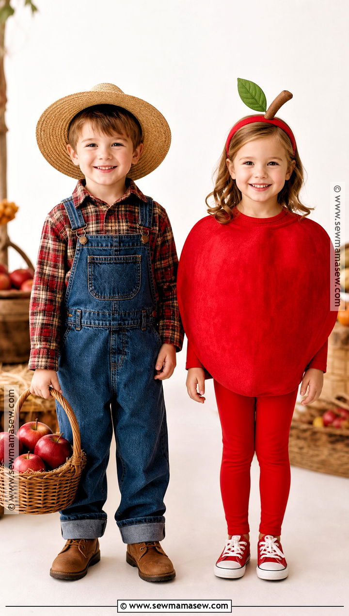 Farmer And Apple Costume - 30 apple costume ideas for kids