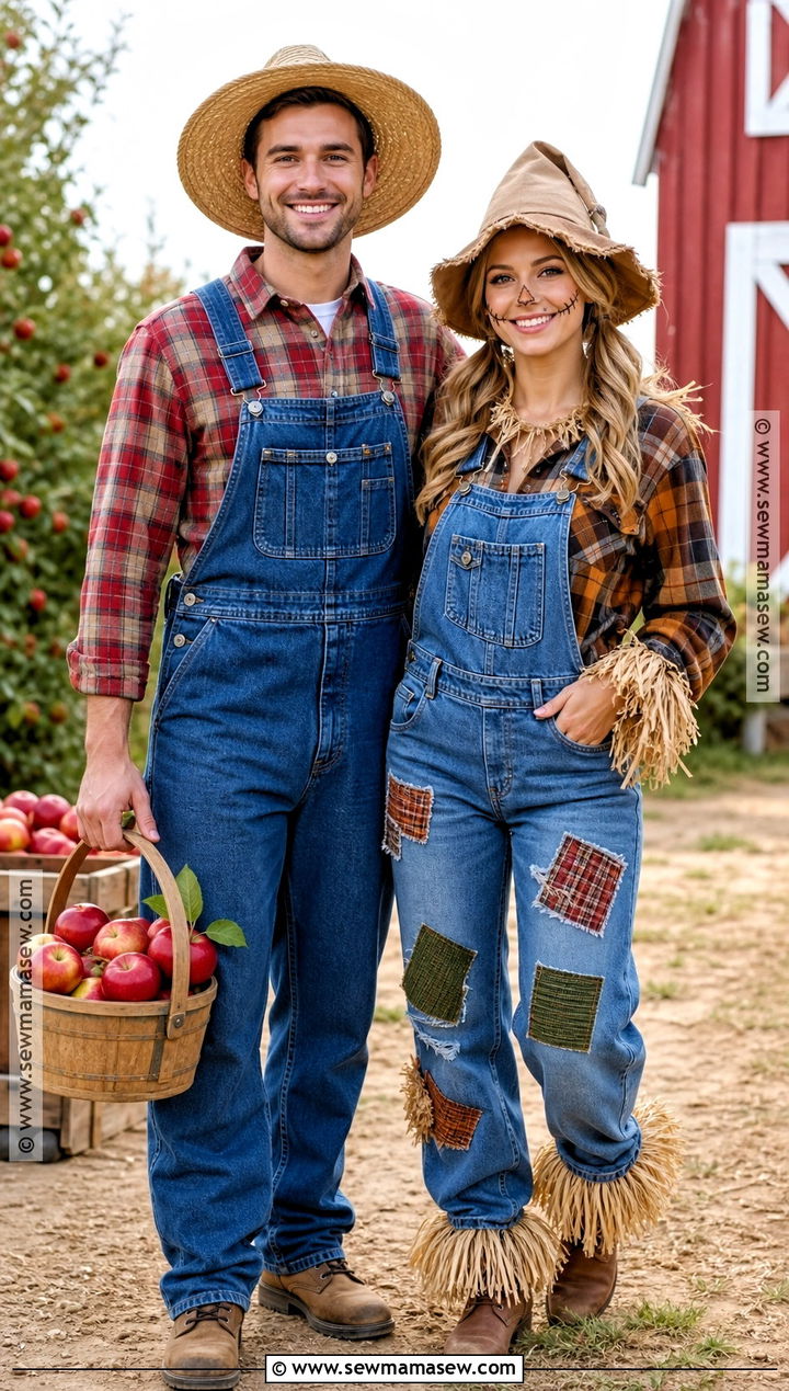 Farmer And Scarecrow Costume - 40 halloween costumes for 2