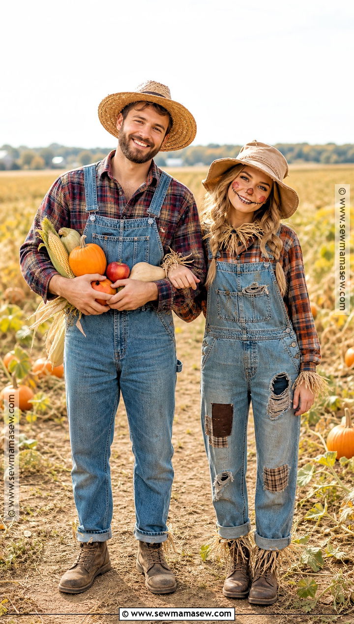Farmer And Scarecrow Couples Costume - 35 fun couples costumes