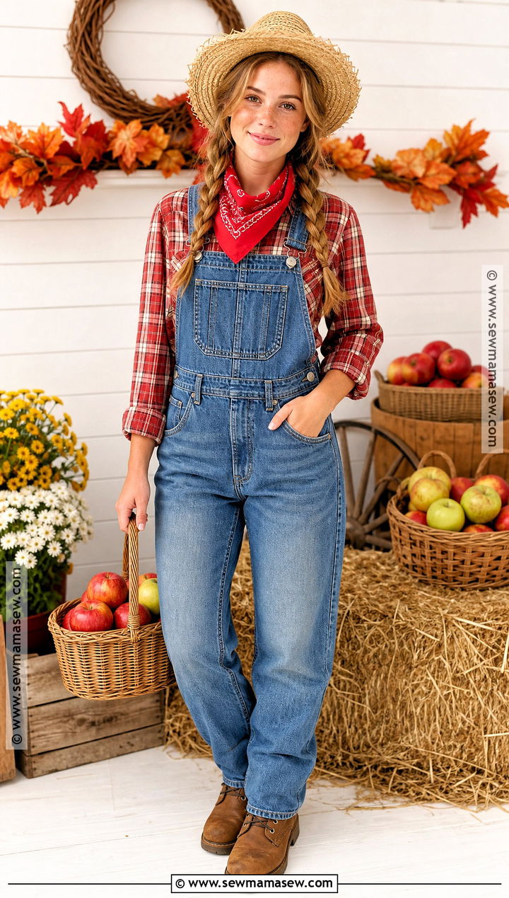 Farmer Costume With Overalls - 40 halloween costumes last minute