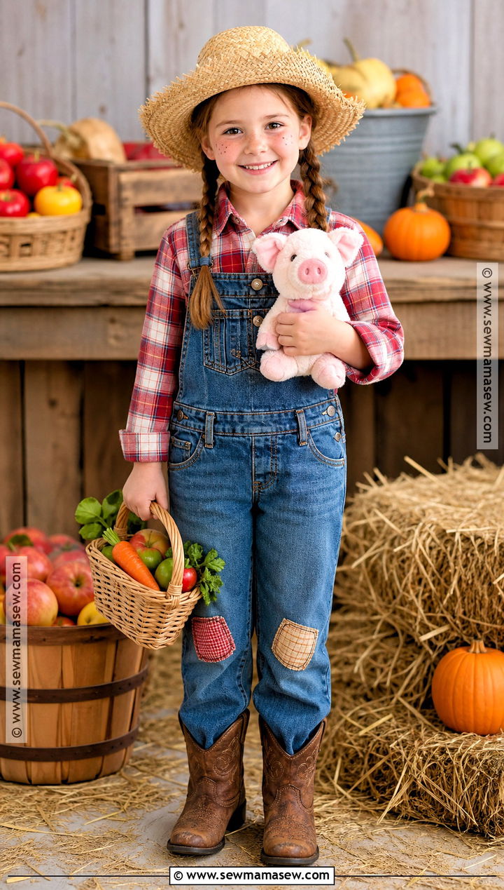 Farmer Costume With Overalls - 30 last minute costume ideas for kids