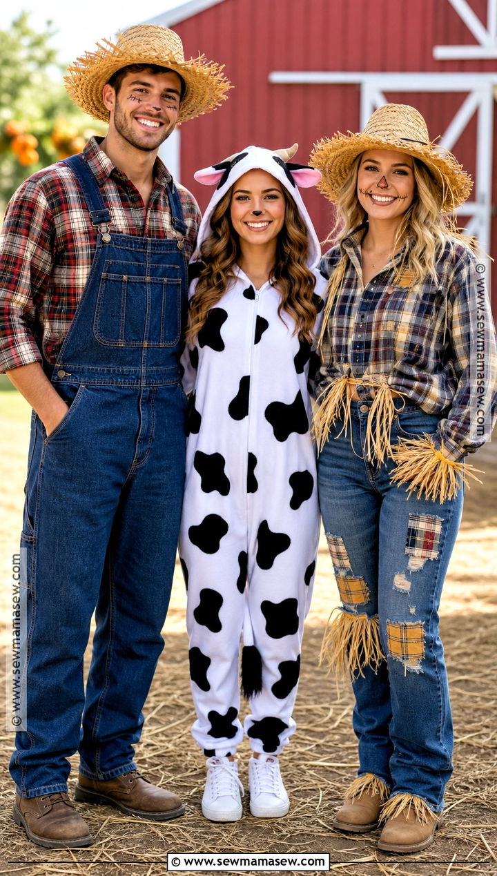 Farmer Cow And Scarecrow Costume - 35 costume ideas for 3