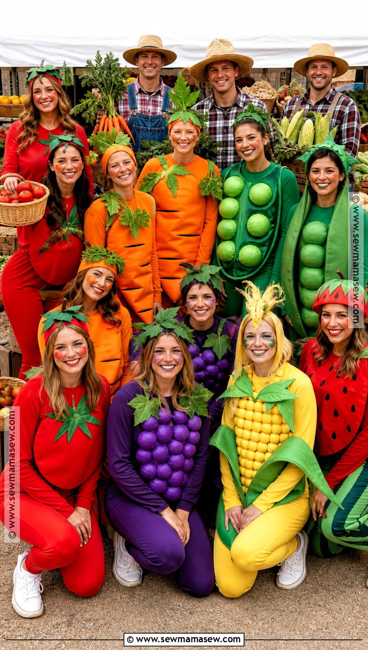 Farmers Market Team Costume - 35 team costume ideas