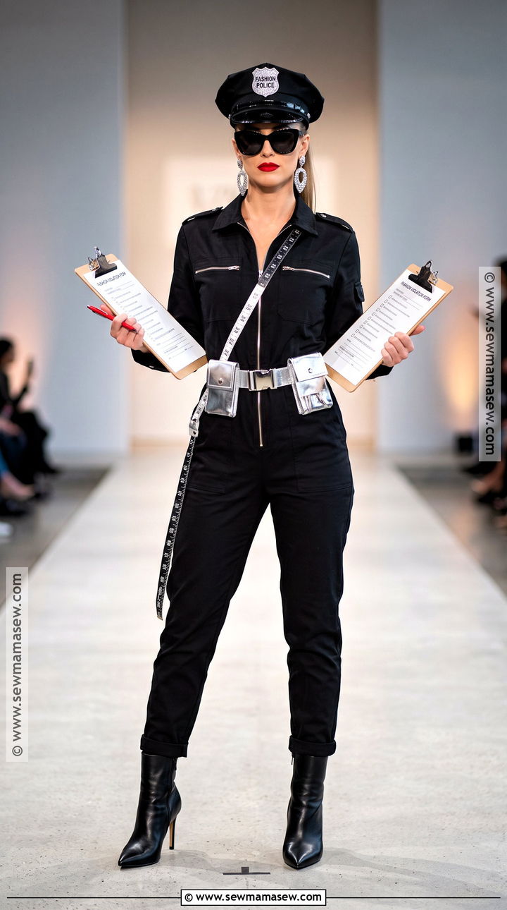 Fashion Police Cop Costume - 40 cop halloween costume ideas