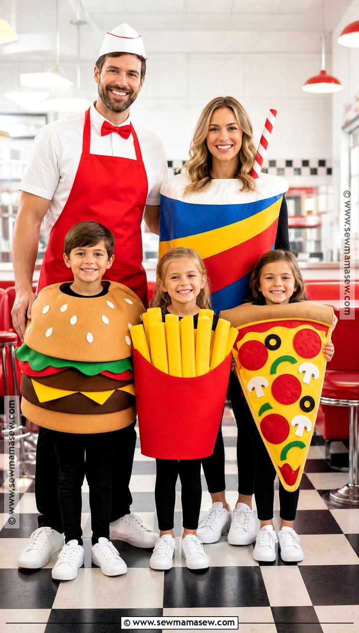 Fast Food Family Costume - 45 family costume ideas