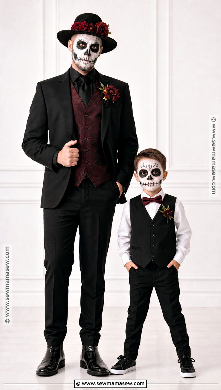Father And Son Catrin Outfit - 35 day of the dead outfit ideas