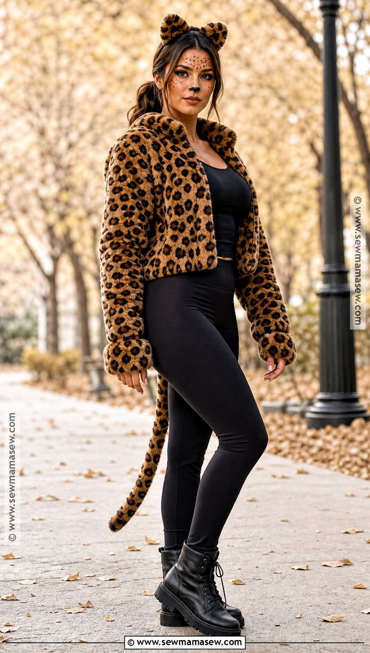 Faux Fur Cheetah Costume - 45 cheetah halloween costume ideas