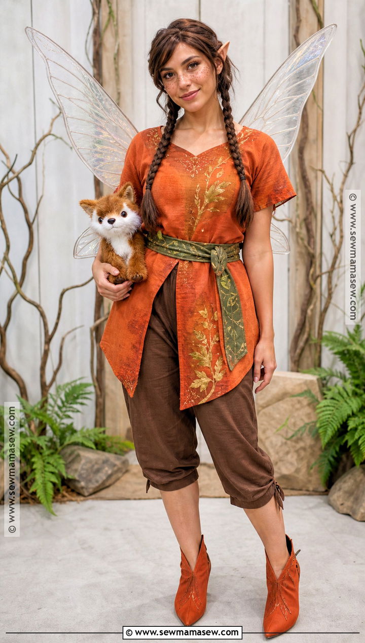 Fawn Cosplay With Hand Painted Tunic - 30 fawn tinkerbell costume ideas