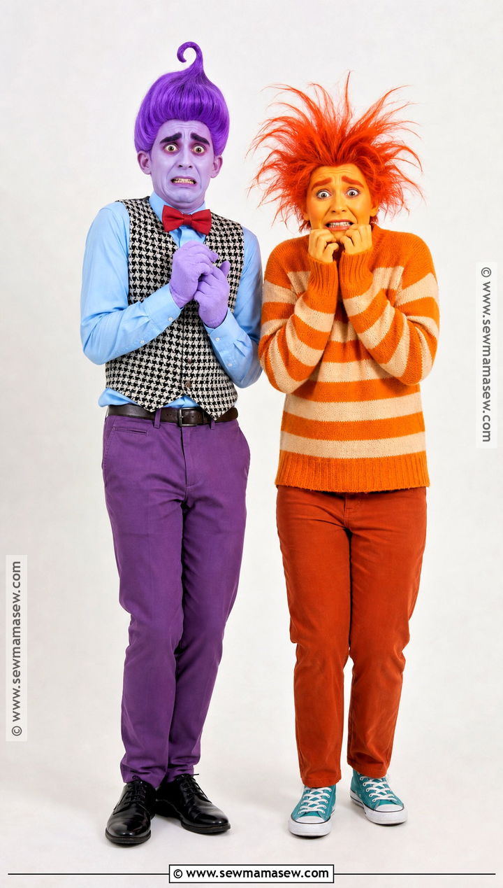 Fear And Anxiety Couple Costume - 30 fear inside out costume ideas