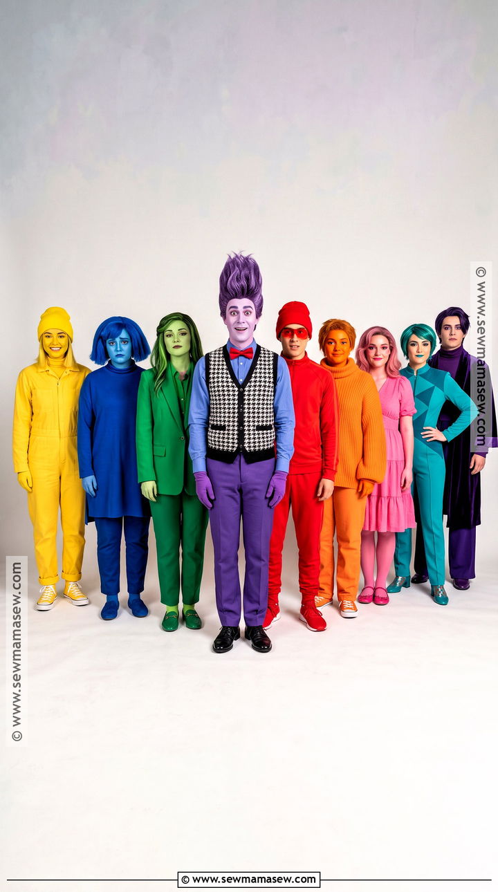 Fear And Emotions Group Costume - 30 fear inside out costume ideas
