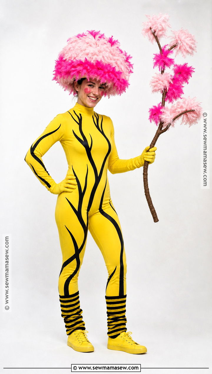 Feather Boa Lorax Tree Costume - 30 Lorax Tree Costume Ideas