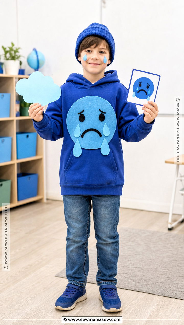 Feeling Blue Idiom Costume - 35 idiom costumes for school