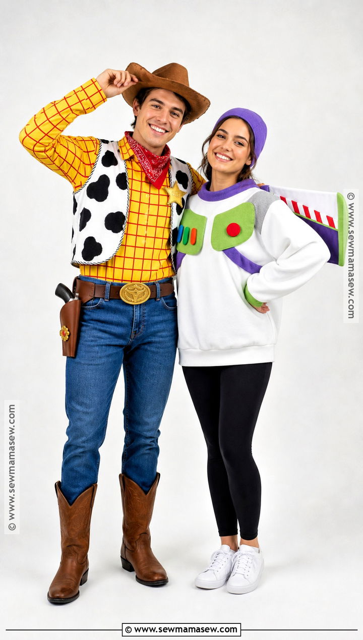 Felt Detail Buzz And Woody Costume - 35 buzz and woody costume ideas