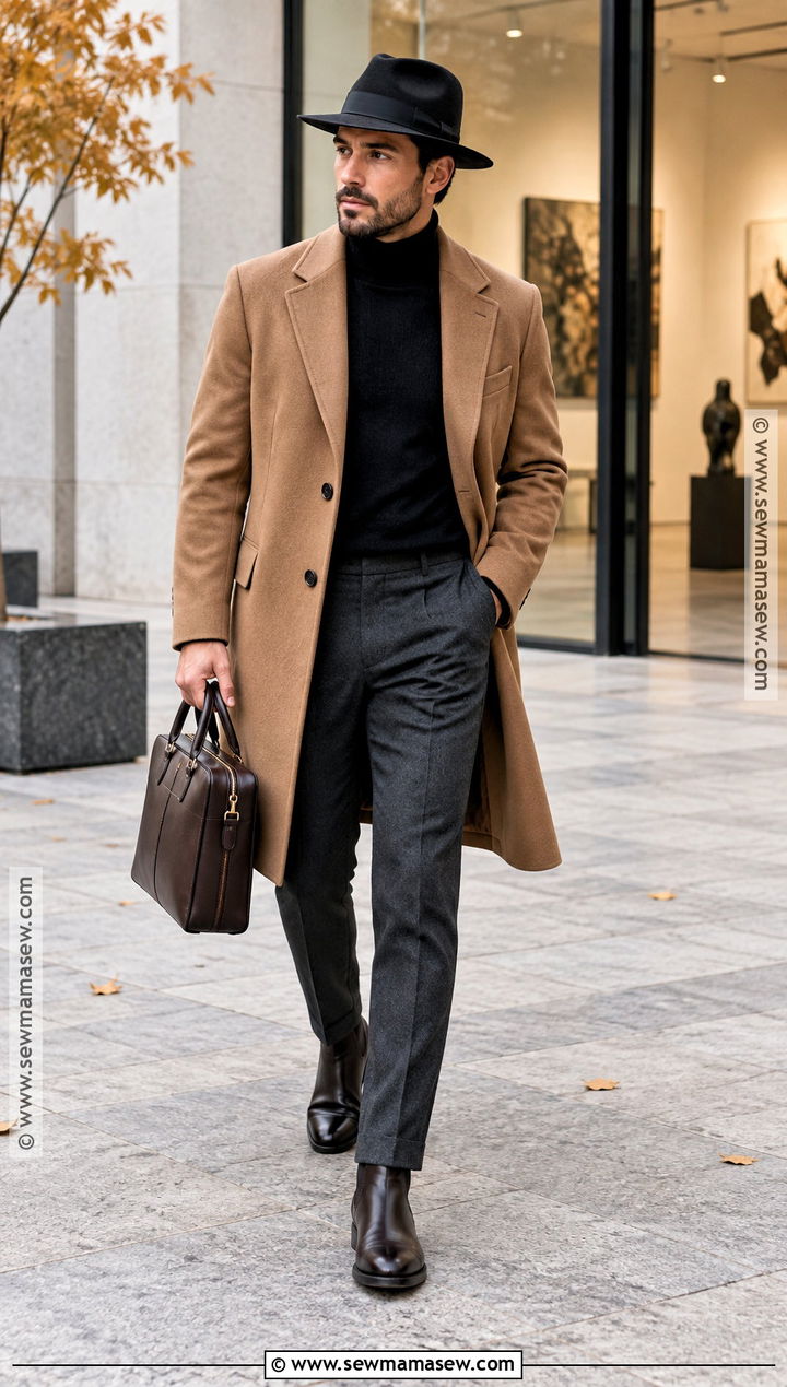 Felt Fedora With Topcoat - 15 Fall Hats for Men