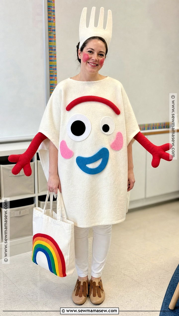 Felt Forky Costume - 30 forky toy story costume ideas