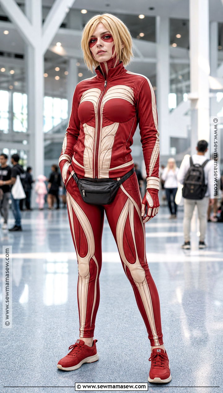 Female Titan Costume With Red Tracksuit - 30 female titan costume ideas