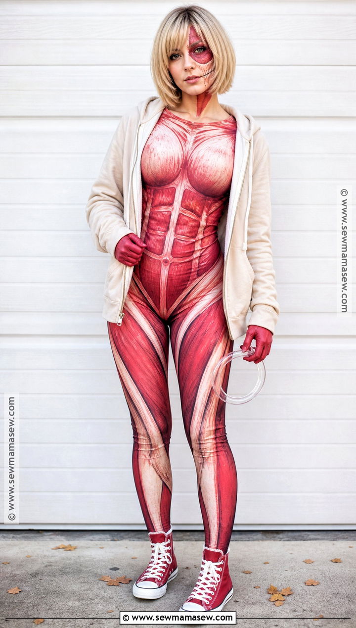 Female Titan Costume With Transformation Hoodie - 30 female titan costume ideas