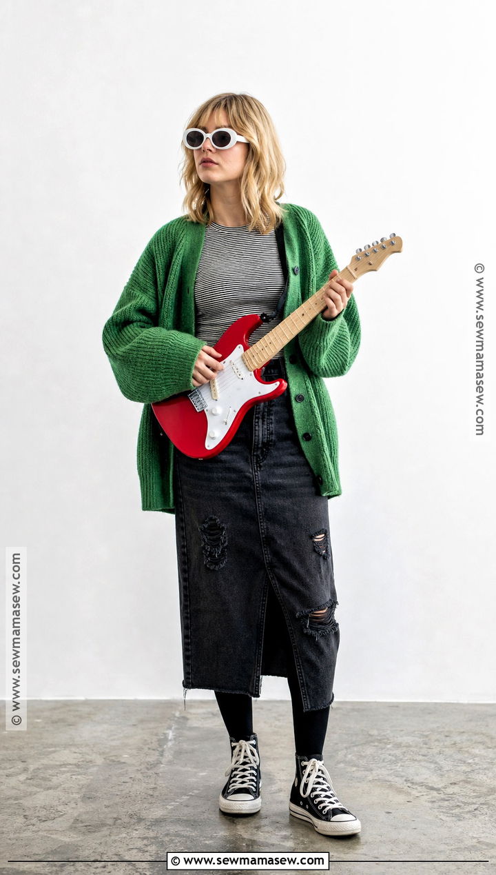 Feminine Kurt Cobain Costume - 30 kurt cobain costume ideas
