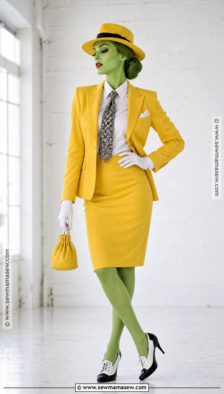 Feminine Yellow Skirt The Mask Costume - 30 The Mask Costume Ideas for Women