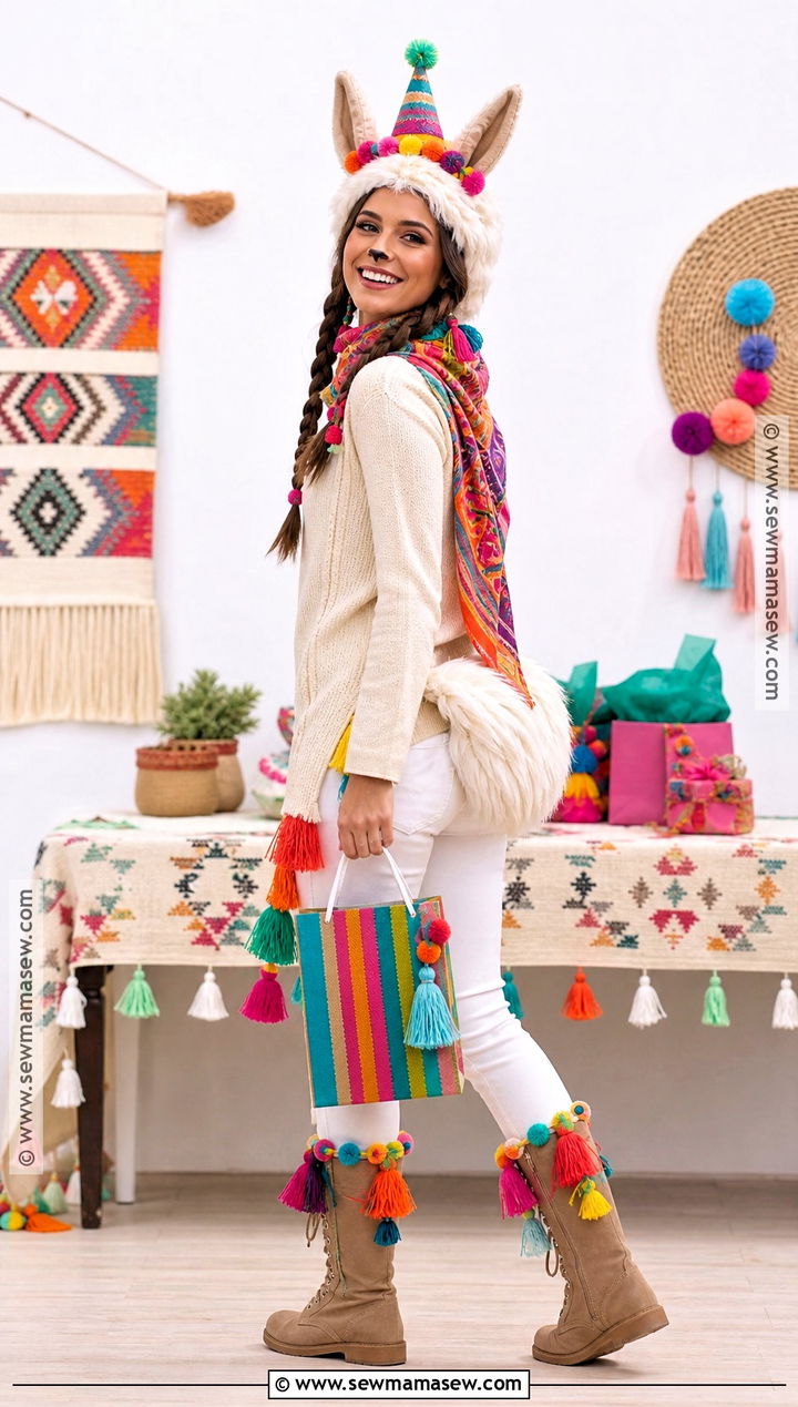 Festive Llama Party Animal Costume - 45 party animal costume ideas