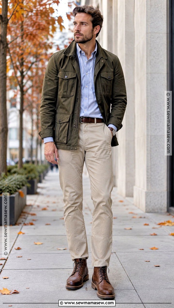 Field Jacket Fall Outfit - 25 fall fashion ideas for men