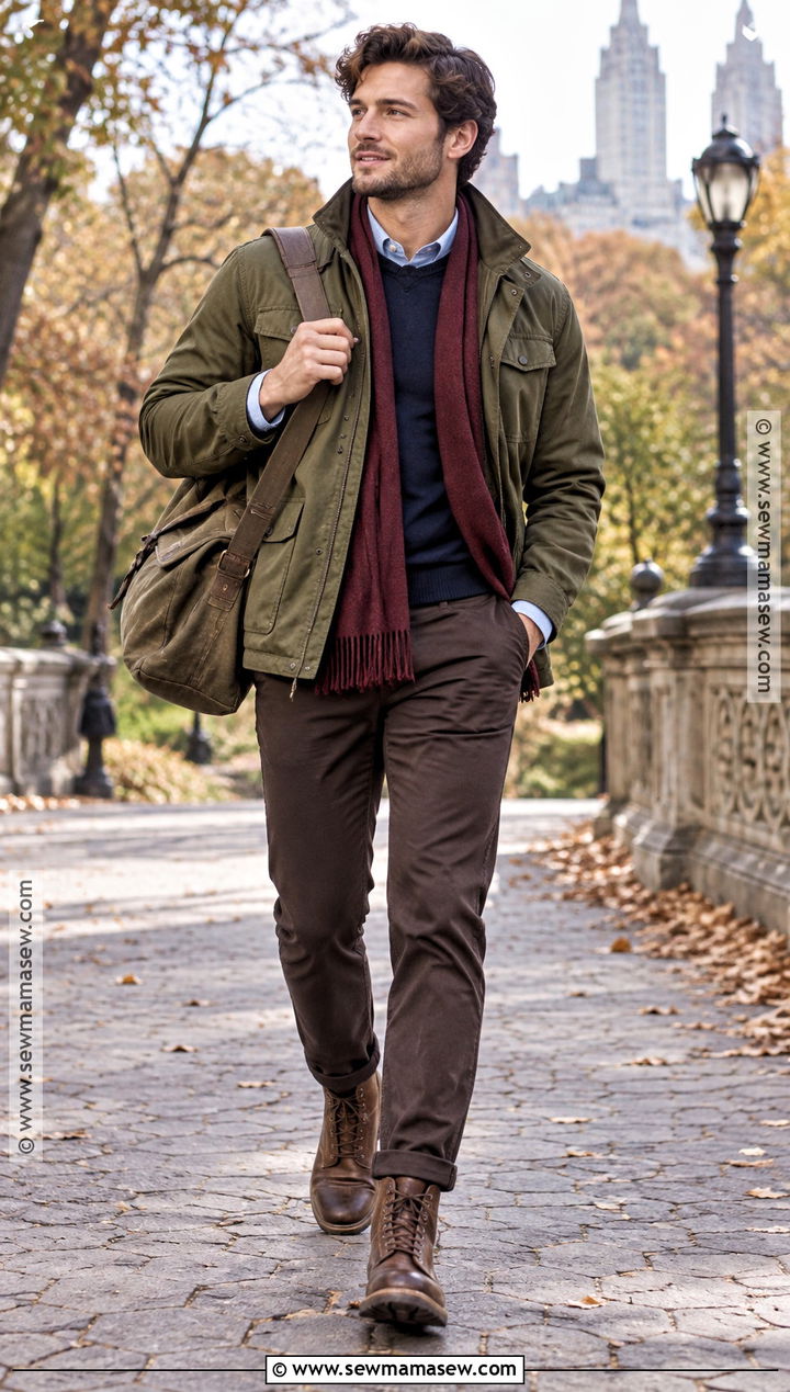 Field Jacket Fall Outfit - 20 Fall Mens Fashion Ideas
