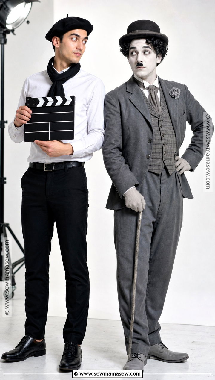 Film Director And Silent Movie Star Duo Costume - 40 duo halloween costumes unique