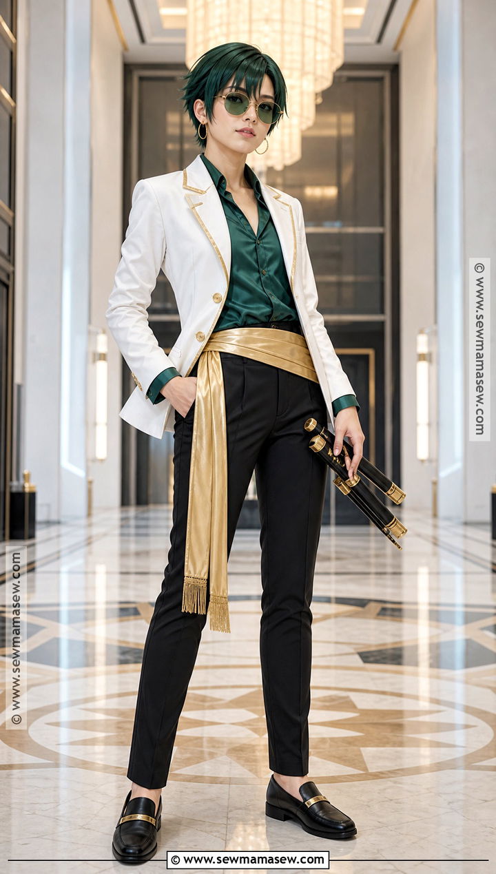 Film Gold Zoro Cosplay With White Blazer - 30 zoro cosplay ideas for girls