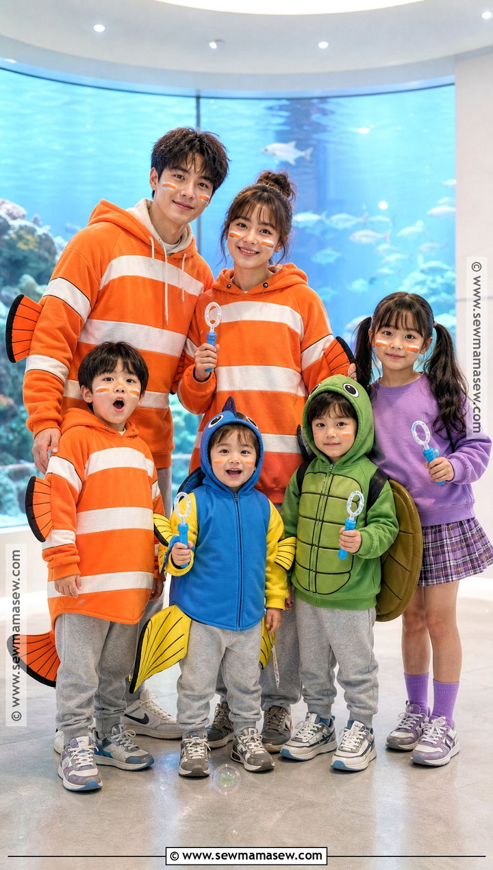 Finding Nemo Family Costume - 35 disney family costumes