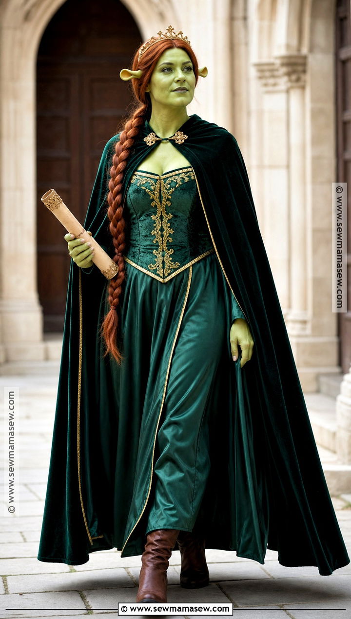 Fiona Costume With Cape - 35 fiona shrek costume ideas