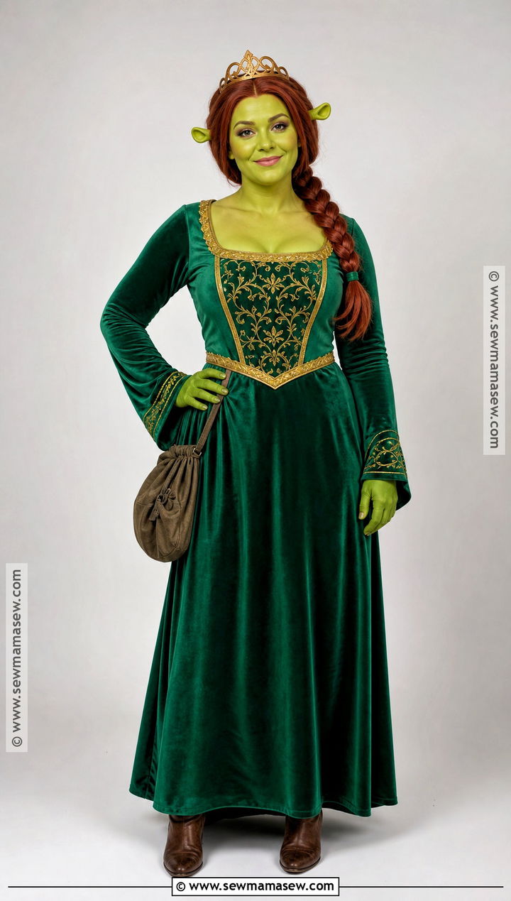 Fiona Costume With Green Makeup - 35 fiona shrek costume ideas