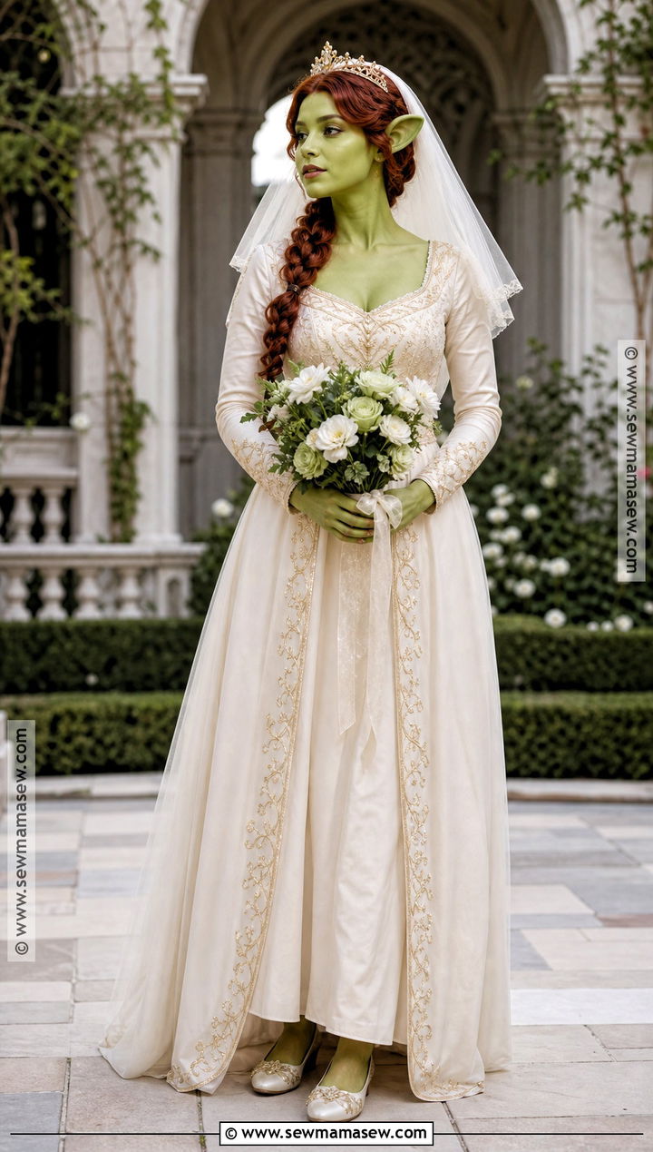 Fiona Wedding Shrek Costume - 30 shrek costume ideas for women