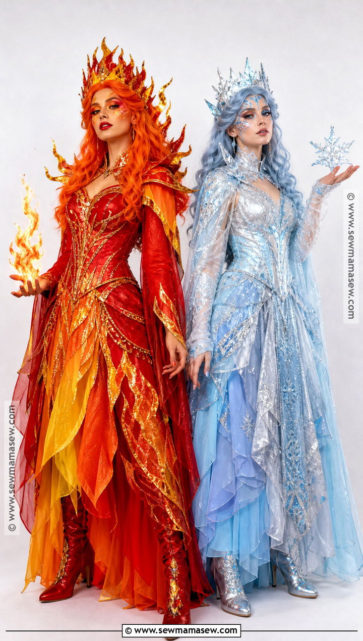 Fire And Ice Costume - 30 best duo costumes