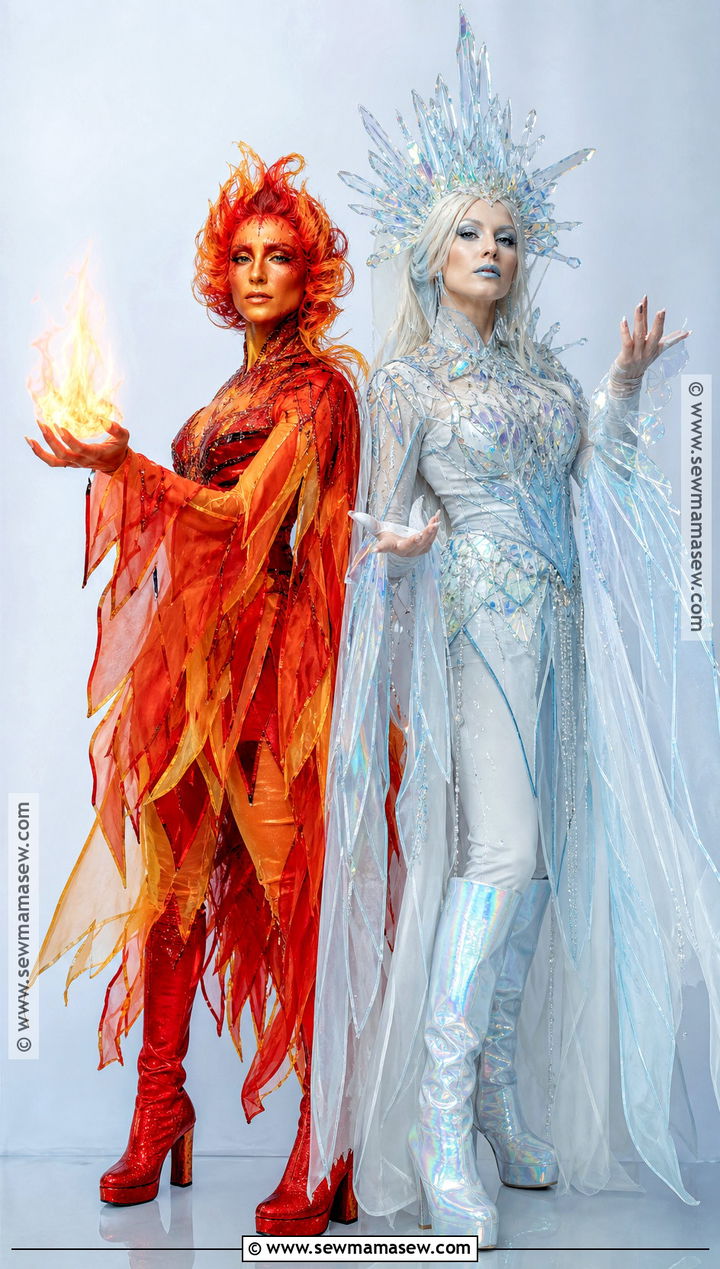 Fire And Ice Duo Costume - 35 unique duo halloween costumes