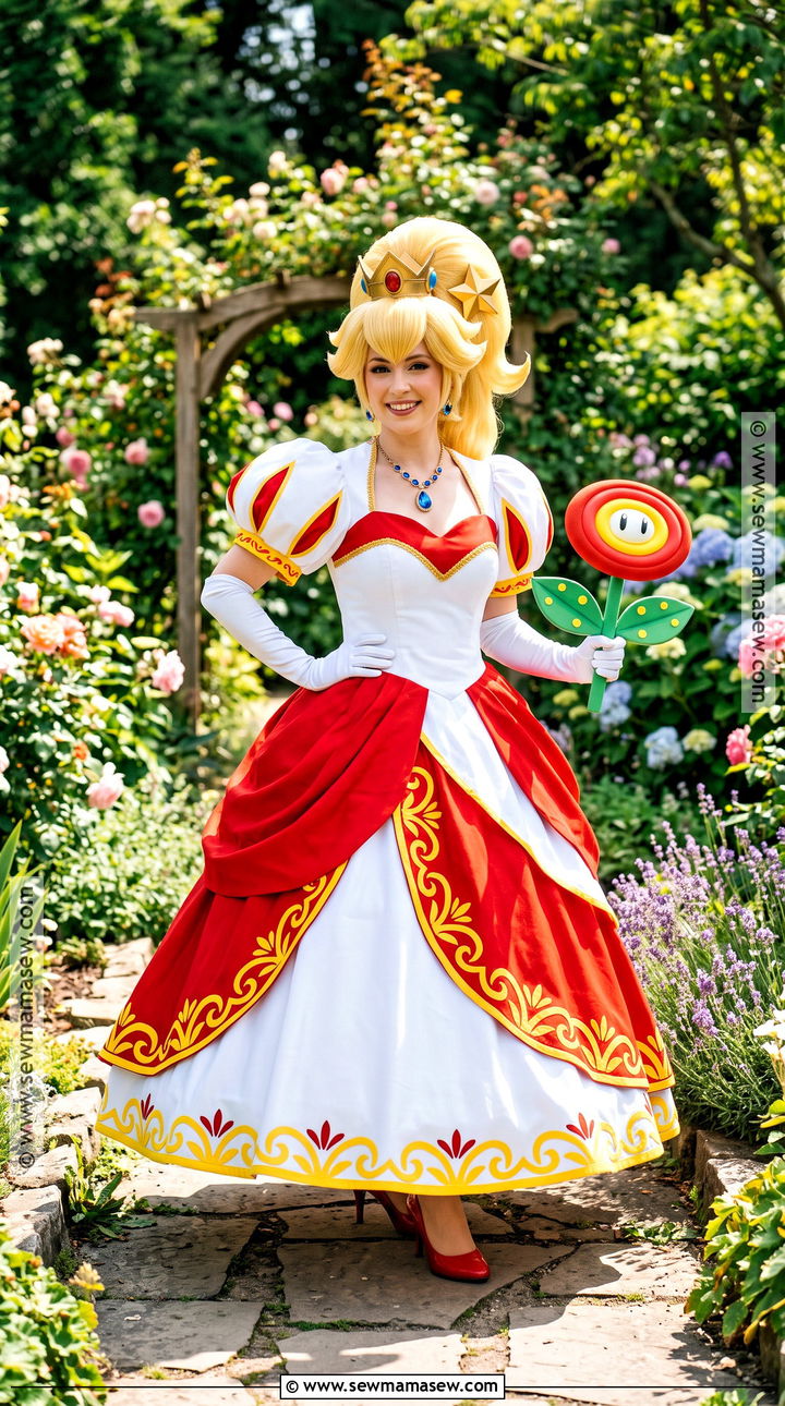 Fire Flower Princess Peach Cosplay - 35 princess peach cosplay ideas