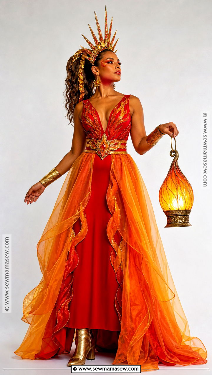 Fire Goddess Costume - 35 Goddess Halloween Costume Ideas