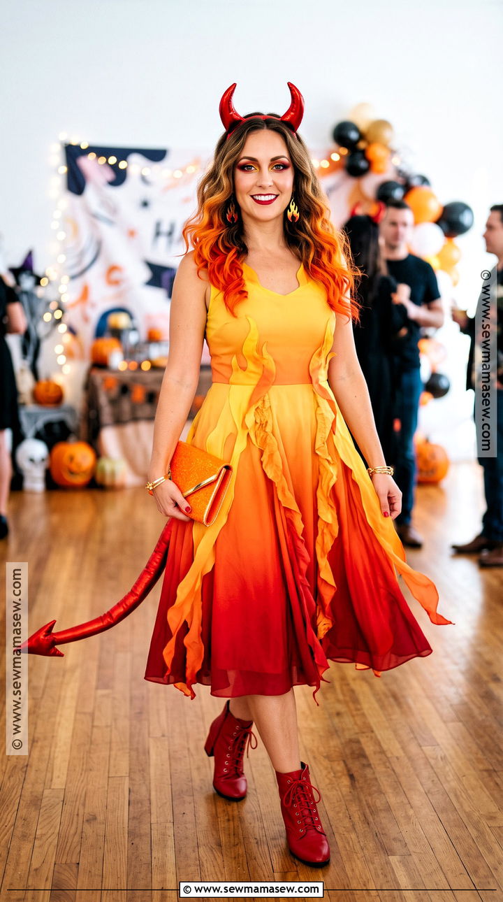 Fire Ombre Devil Costume - 40 devil costume ideas for women
