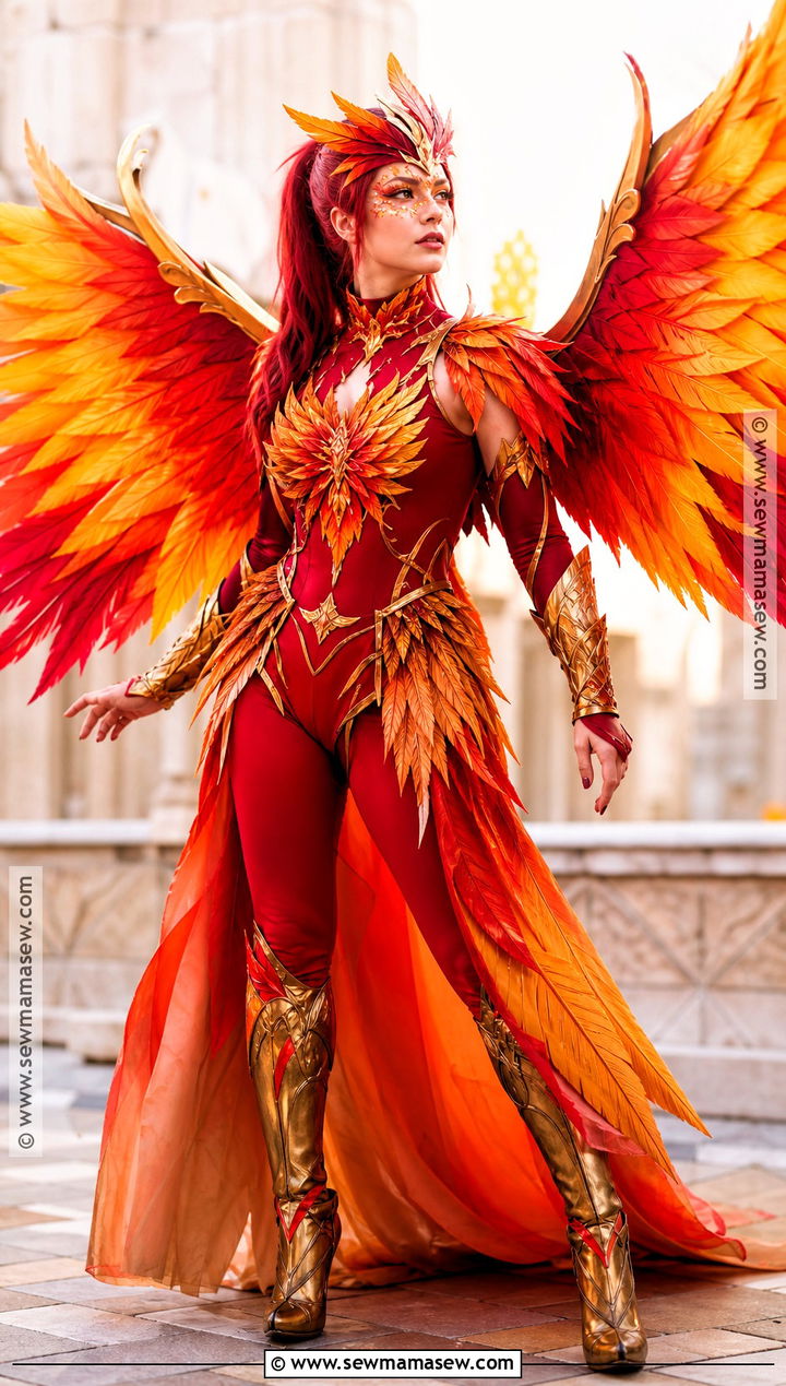 Fire Phoenix Wings Cosplay - 30 Cosplay Wings Ideas
