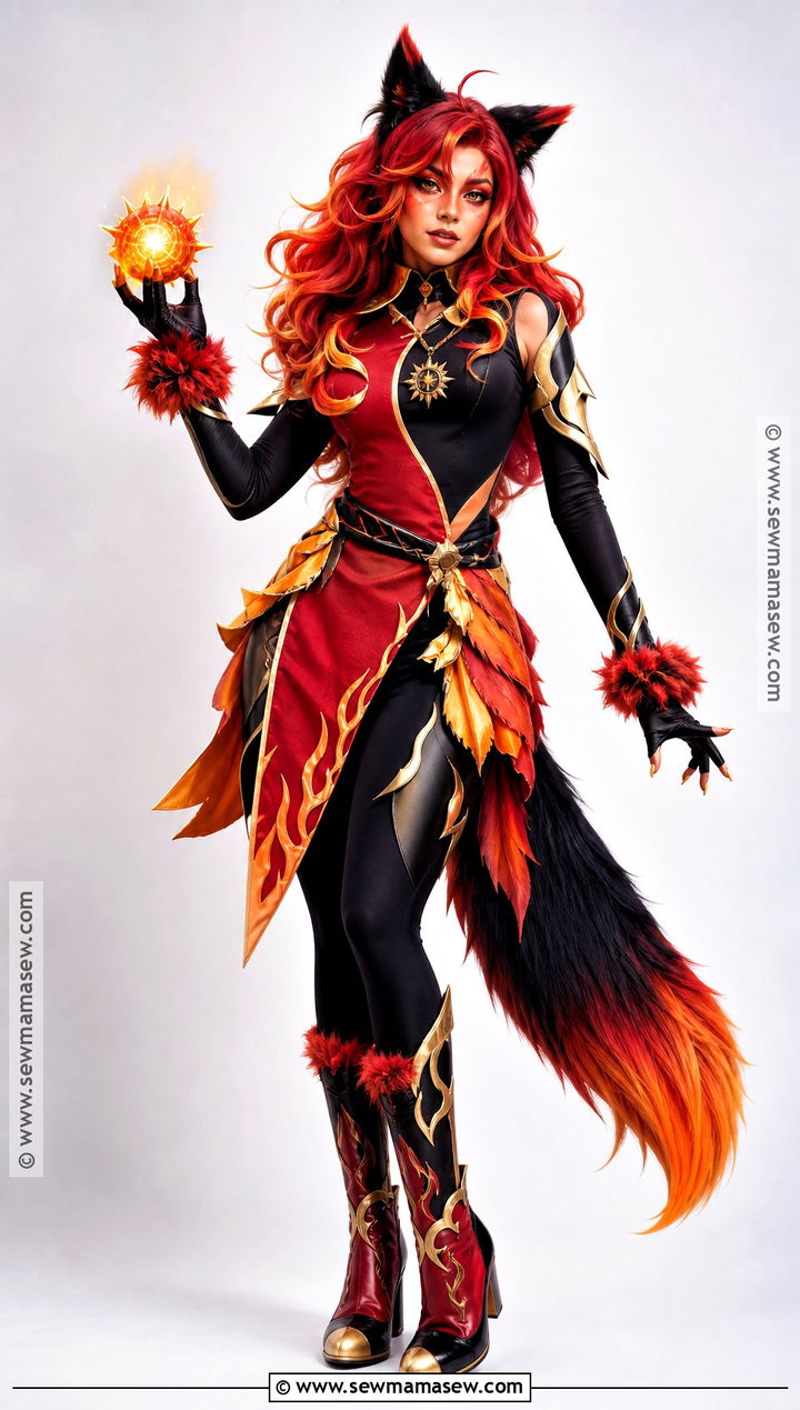 Fire Wolf Cosplay - 30 wolf cosplay ideas