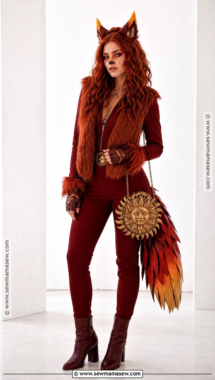 Fire Wolf Costume - 30 Wolf Halloween Costume Ideas for Women