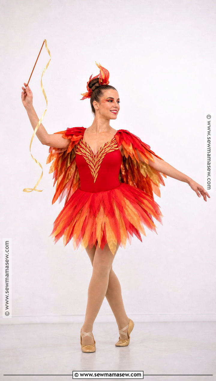 Firebird Ballerina Costume - 30 ballet halloween costumes