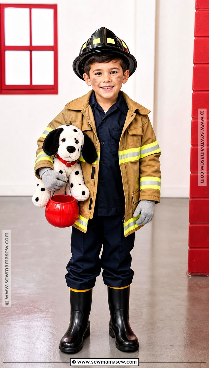 Firefighter Costume - 40 halloween costumes for boys