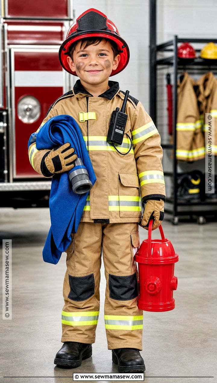 Firefighter Costume - 45 boy halloween costumes
